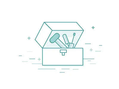 Toolbox Illustration android app placeholder empty state illustration ios mobile placeholder placeholder toolbox tools