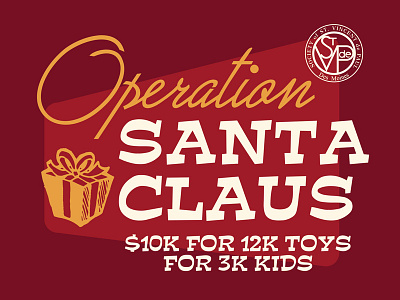 Operation Santa Claus children christmas gift holiday kids present santa snow winter