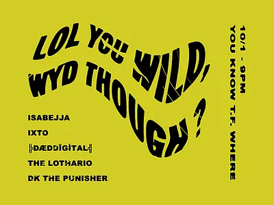 You Know T.F. Where - Poster 1 album art baltimore flyer graphic design hip hop music poster rap