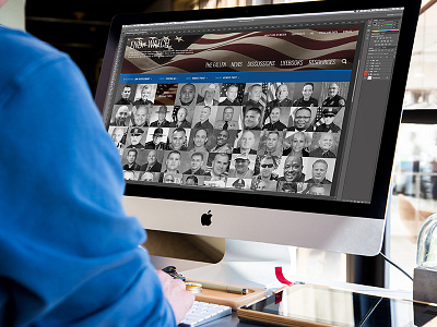Web Design for End of Watch web design website website design work in progress