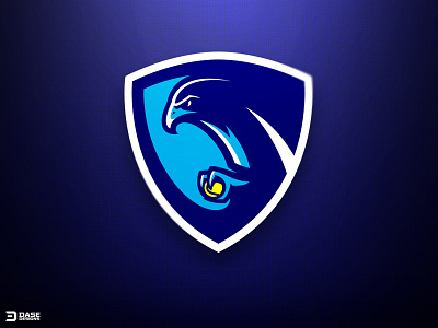 Falcon Tournaments Logo company dasedesigns falcon falcons logo mascot organization shield sports team tennis tournaments
