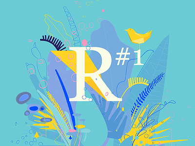 Little Ramona design illustration nature tree