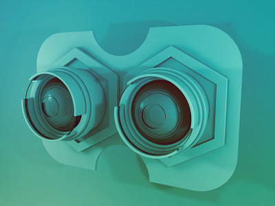 Alien Eyes 3d 4d c4d design