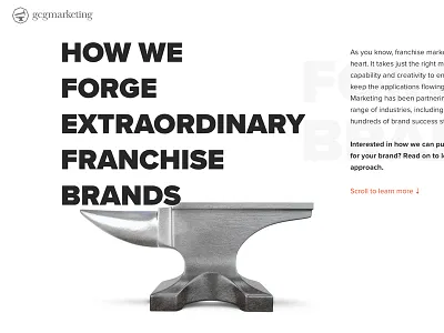 Gcgmarketing Franchise Landing Page franchising landing page parallax