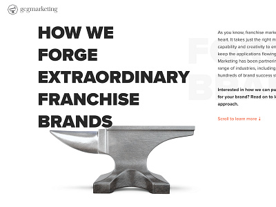 Gcgmarketing Franchise Landing Page franchising landing page parallax