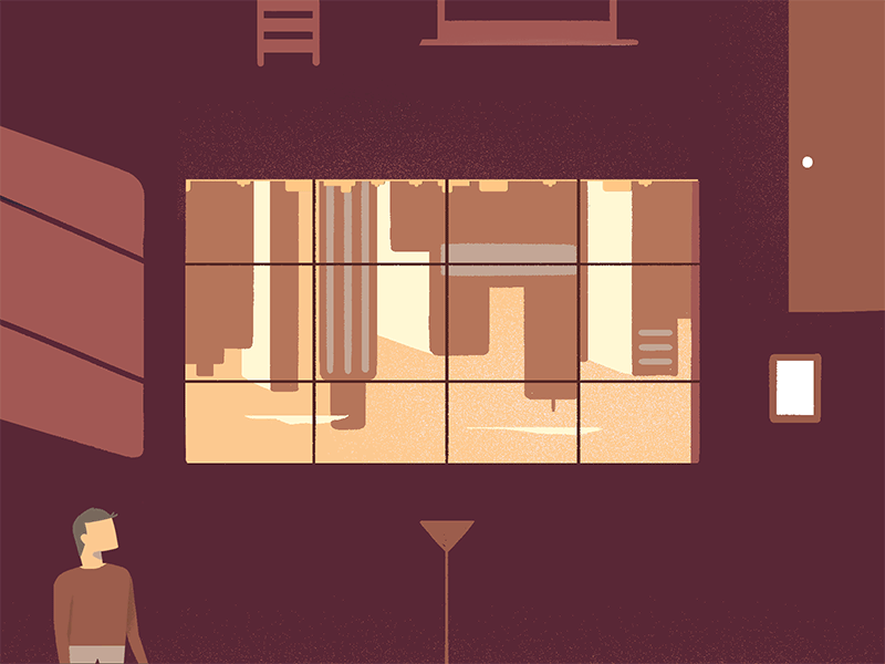 Upside Down 2d animation character digital drawing illustration traditional