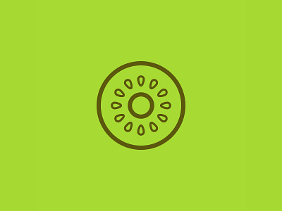 Day 29 - Kiwi Fruit - 100 Days of Icons 100 bunny days fruit icon illustration kiwi sam