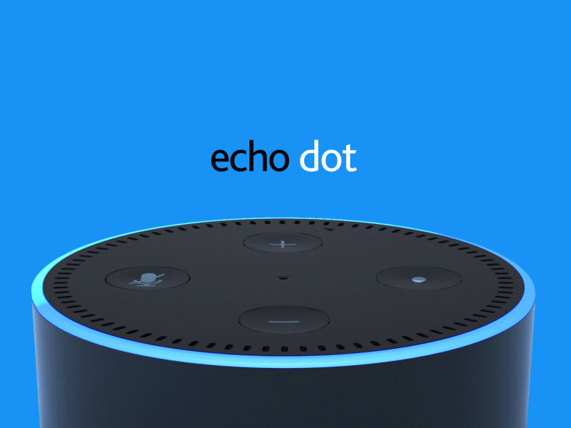 Echo Dot Setup Video 2d 3d amazon animation design illustration motion design ui user interface ux ux design vector