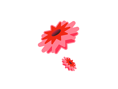 Coral Candy or Floral Plankton abstract color palette illustration microscopic