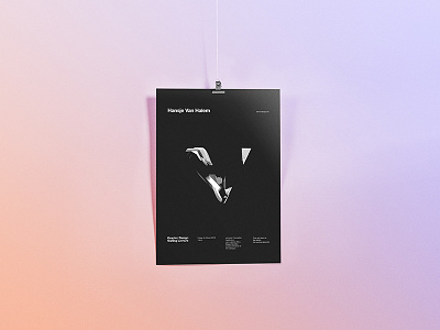 Hansje Van Halem - LJMU Guest lecture poster abstract art illustration logo minimal mock up poster poster design wireframe