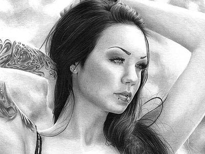 Alexandra aka StarFucked Pencil Drawing art artist artwork drawing model pencil realistic drawing