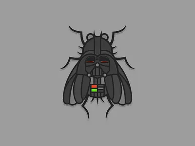 Caught the Vader Bug today. bug icon starwars vader vector