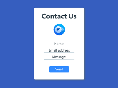 Daily UI Day 28 - Contact Us 028 contact dailyui day28 ui ux