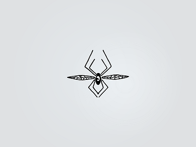 Spiderflies - 1st bug doodle eight fly graphic design icon line logo sketch spider symbol wings