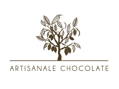 Artisanale chocolate hand made logo