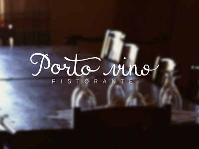 Portovino italian logo restaurant