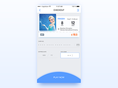 Daily UI #002 Credit Card Checkout checkout credit card daily ui dribbble invite shanghai simple ux