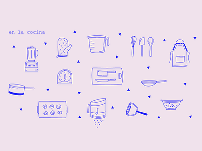 In the Kitchen Icons icon design icon set icons illustrated illustration sketchy