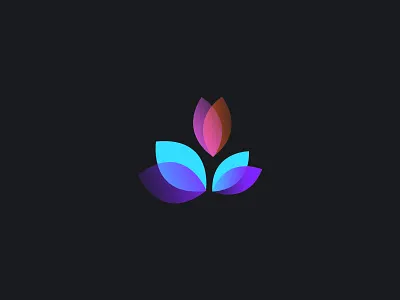 ∆ My Little Flower ∆ color fun gradient icon illustration logo logomark logomarks logos shape symbol vector