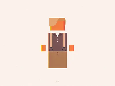 Jack!! ... Come Back!! anybuddy character design flat geometric minimal titanic