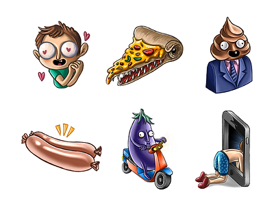 Rude Stickers fun imessage rude stickers weird