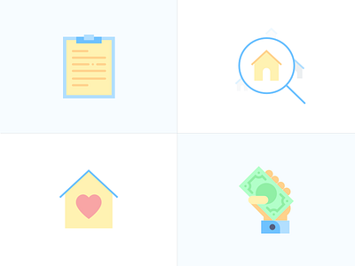 Real Estate Icons icon icons illustrations property ui ux web