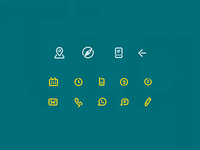 Tiqets Icons android compass icon icons iconset map maps receipt ticket tiqets ui icons