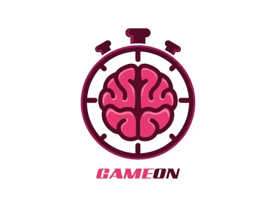 Spectacular Brains Gaming Logo Esports Gaming Logo brains clock esports gamer gaming logo sale watch
