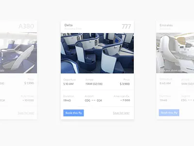 Result search - Booking Flight blue booking cabine card flight fly order price result search