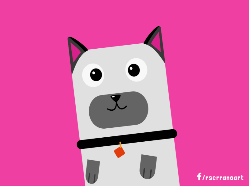 Dogs animation character animation gif illustrator loop perfect loop