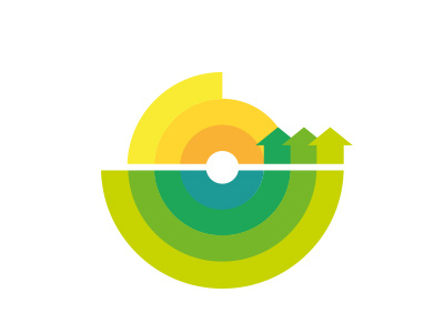 Target town arrow landscape logo picto target town