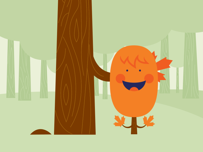 Children book illustrations maple mother rabbit shadow son tree