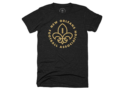 Football-De-Lis blackgold fleur de lis football in marching new orleans