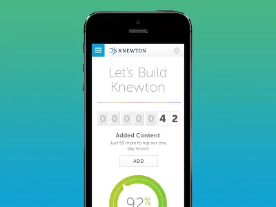 Adaptive Learning Product data viz. data visualization design education gradients infographics mobile product design