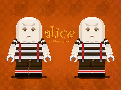 Alince In Wonderland-Twins illustrison