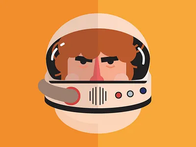 Brad Frost Character atomicdesign avatar character creative css designer face flat illustration person portrait vector