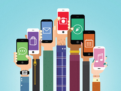 iOnline Print Advertisement advertisement illustration ionline print