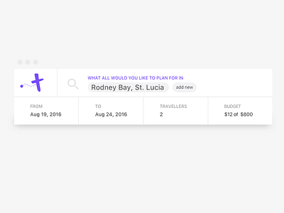 Day 18 - Form Fields forms minimal search travel ui ux
