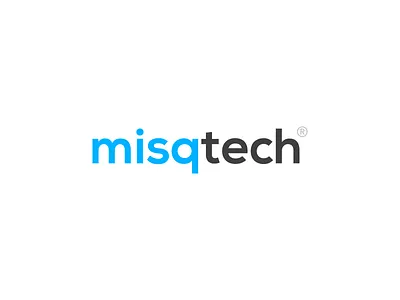 MisqTech brand - Logo blue brand logo logotype misqtech tech