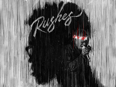 Rushes artwork blonde dark endless frank ocean lines