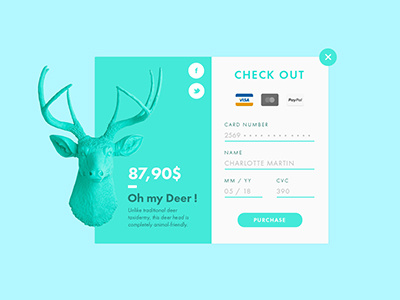 Daily Ui - #2 Check Out check out daily ui dailyui payment purchase