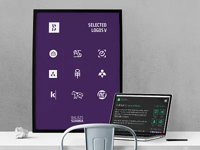 Selected logos VI branding logodesign logos logotype marks selection symbols typography