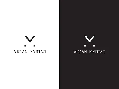 VM design geometric logo minimalist