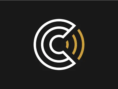 Carolina Connect c fiber internet logo monogram monoline thick lines