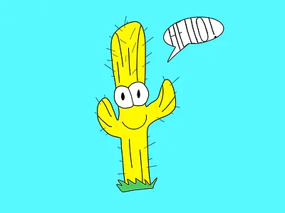Hello Cactus! cactus hello shirt tee