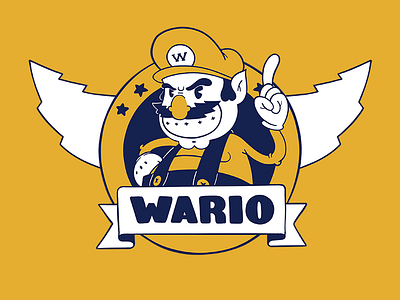 Wario the Treasurehog gaming mario nintendo retro sonic super videogames wario