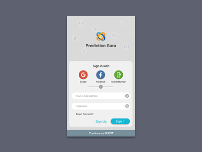 Login | Prediction Guru bet betting cricket football hockey icons kabaddi menu menu icons sport prediction prediction guru sport app