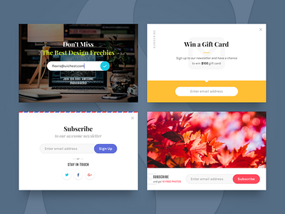 Magic Stone: Subscribe Widgets forms free freebie promo psd sketch subscribe ui ui kit widgets