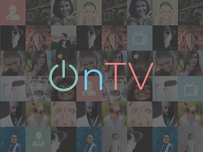 OnTV | Branding branding graphic logo design typography vector