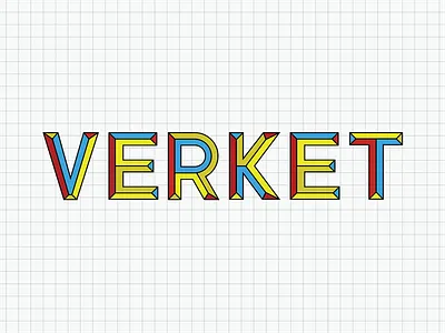 VERKET grid play typography